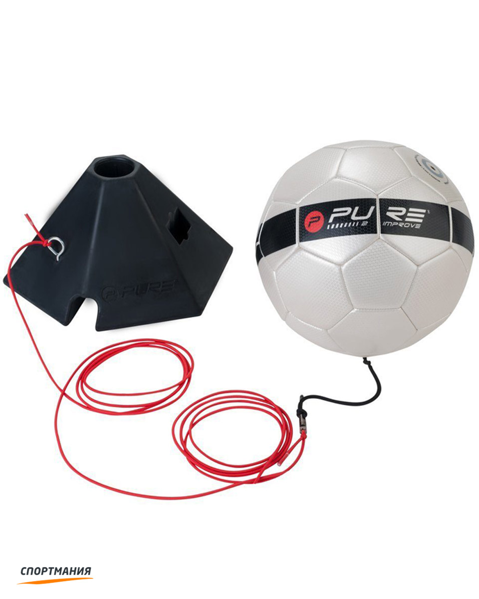 P2I150070 Футбольный тренажер Pure2Improve Soccer Trainer черный, красный, серый