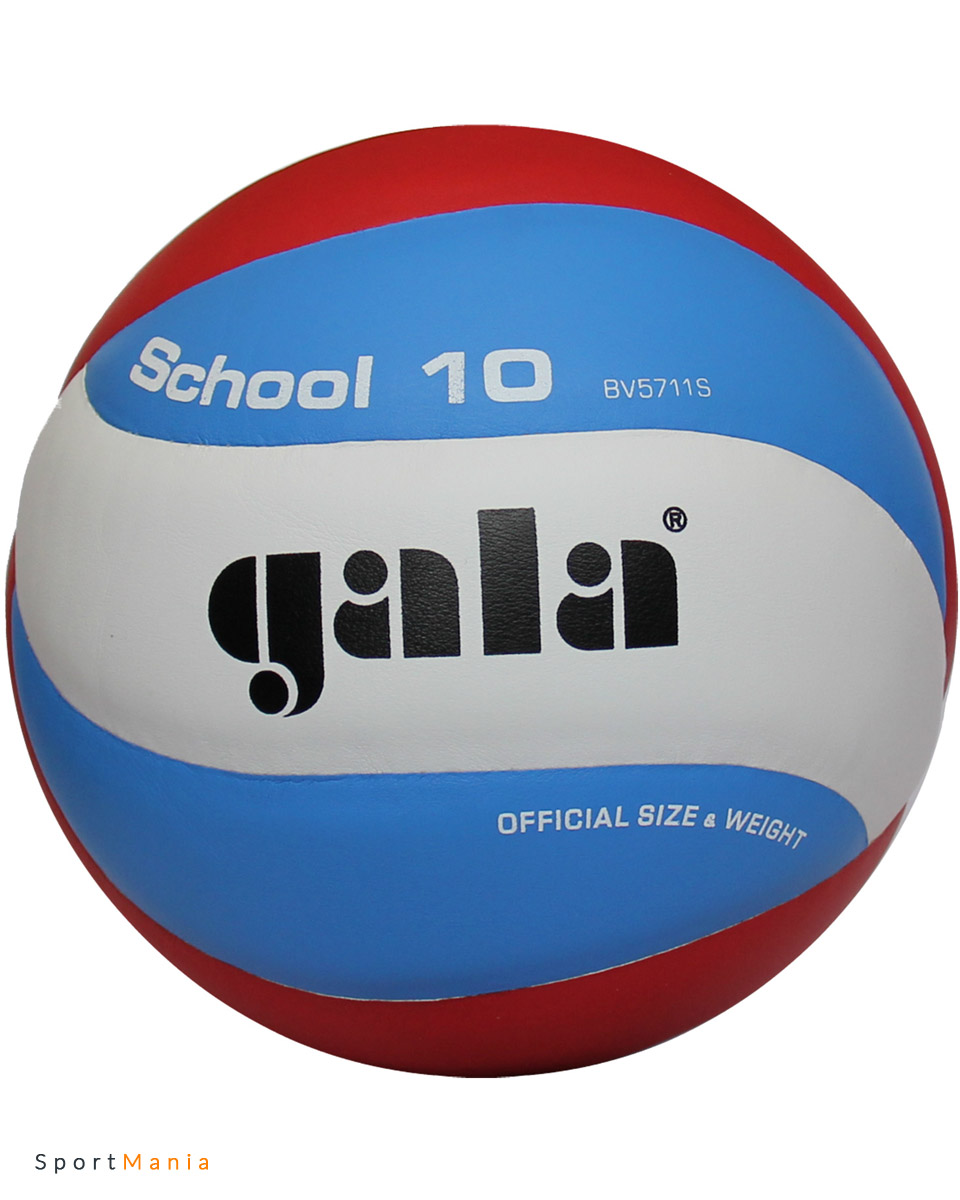 BV5711S Волейбольный мяч Gala School 10 белый, синий, красный