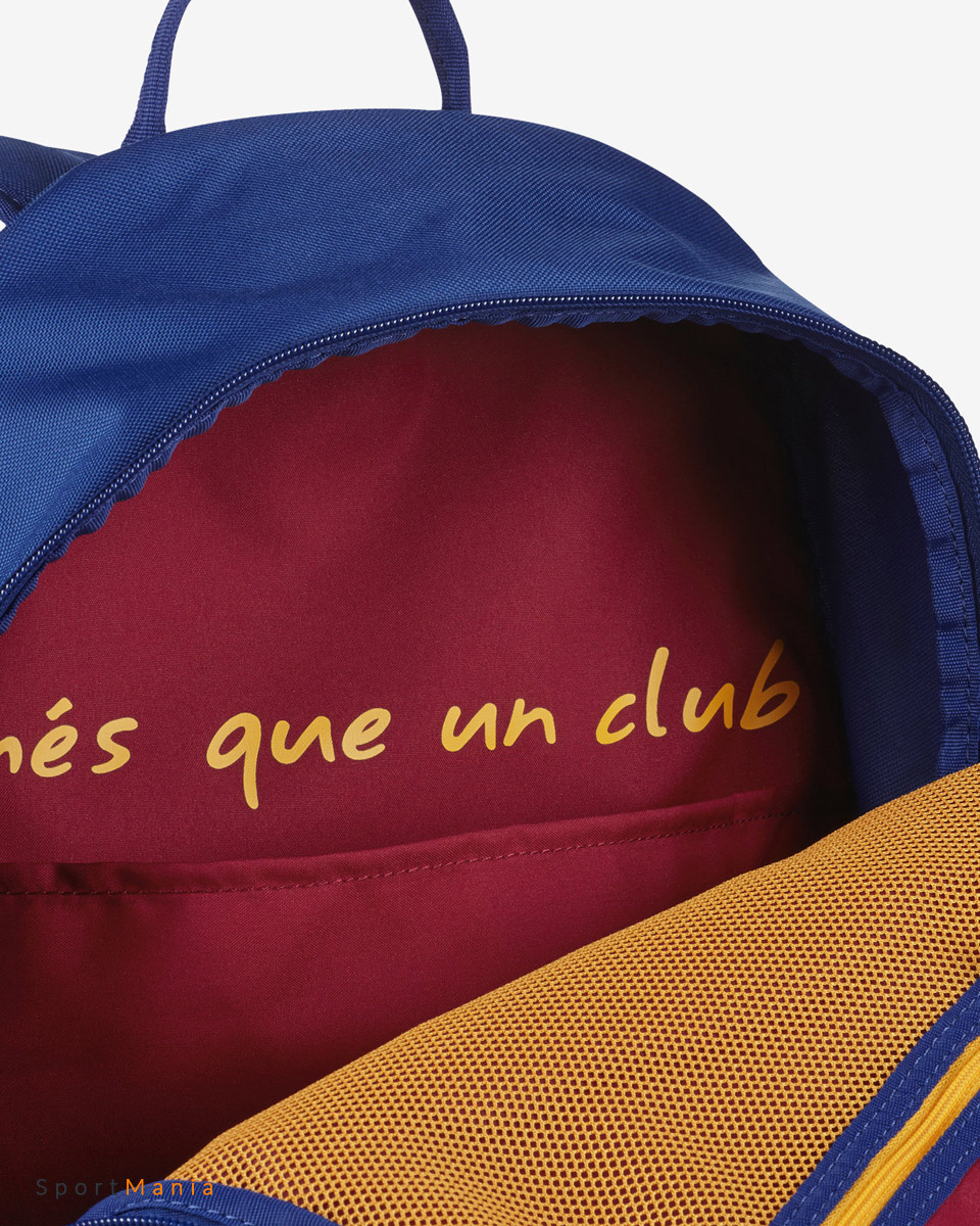 BA5363-485 Рюкзак Nike ФК Барселона Stadium темно-синий, бордовый, золотой