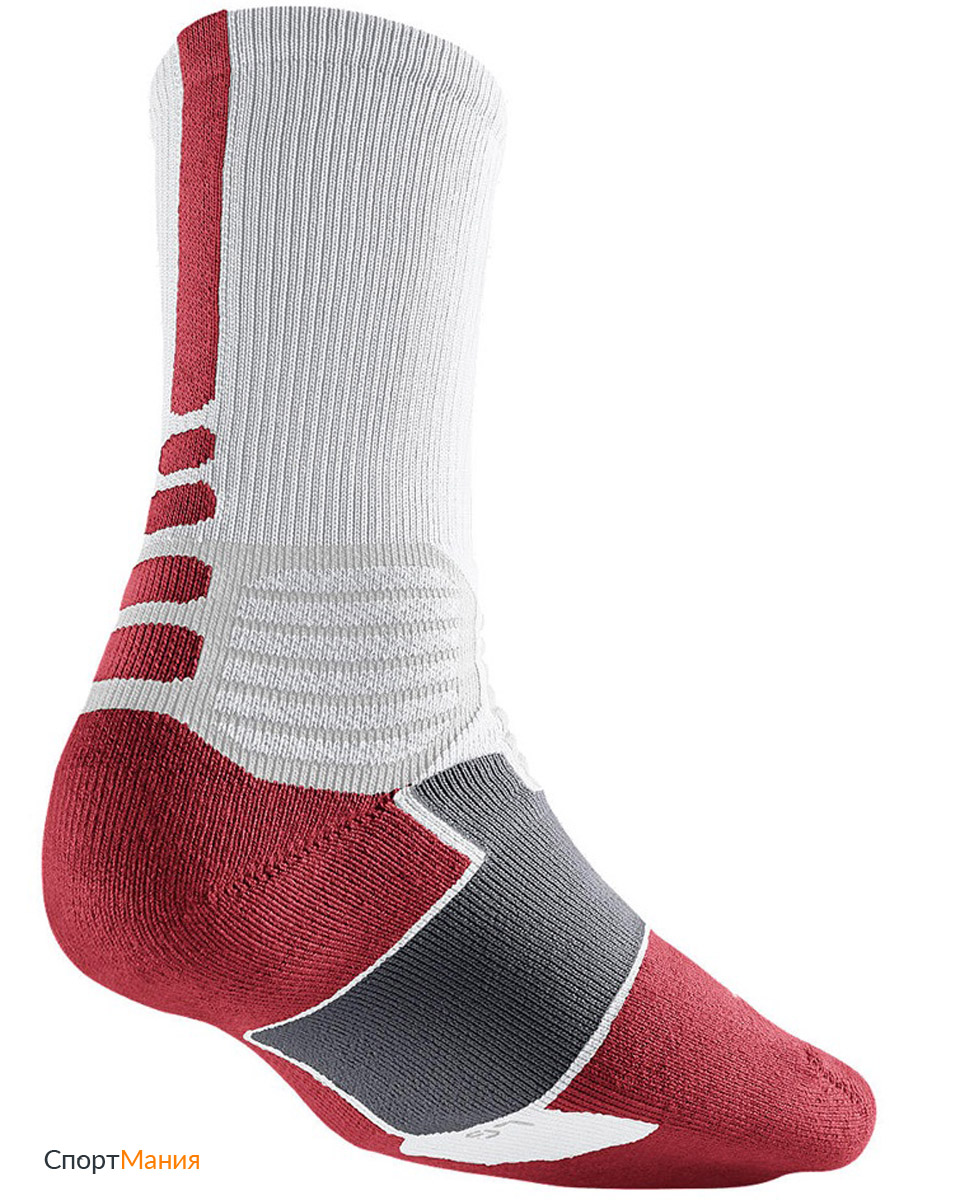 SX4801-160 Носки Nike Hyperlite Basketball Crew белый, красный