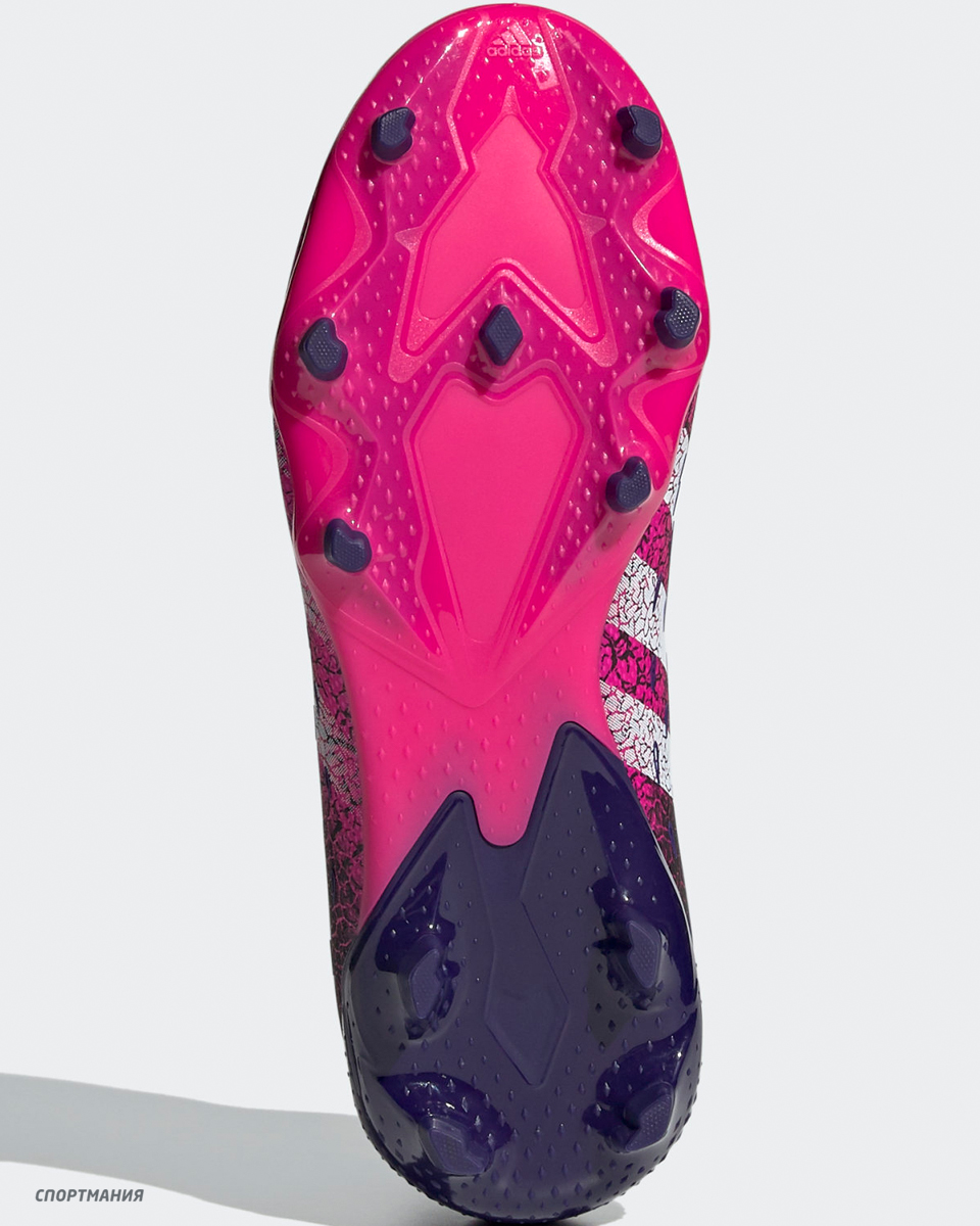 FW7529 Бутсы Adidas Predator Freak .3 LL FG черный, розовый, темно-синий,  белый дети цвет черный, розовый, темно-синий, белый