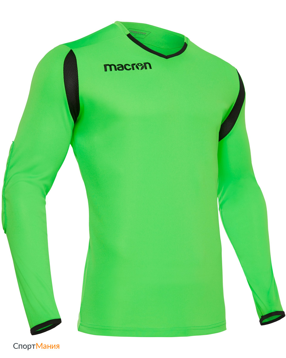 54240916 Вратарский свитер Macron Antilia черный, неоновый-зеленый