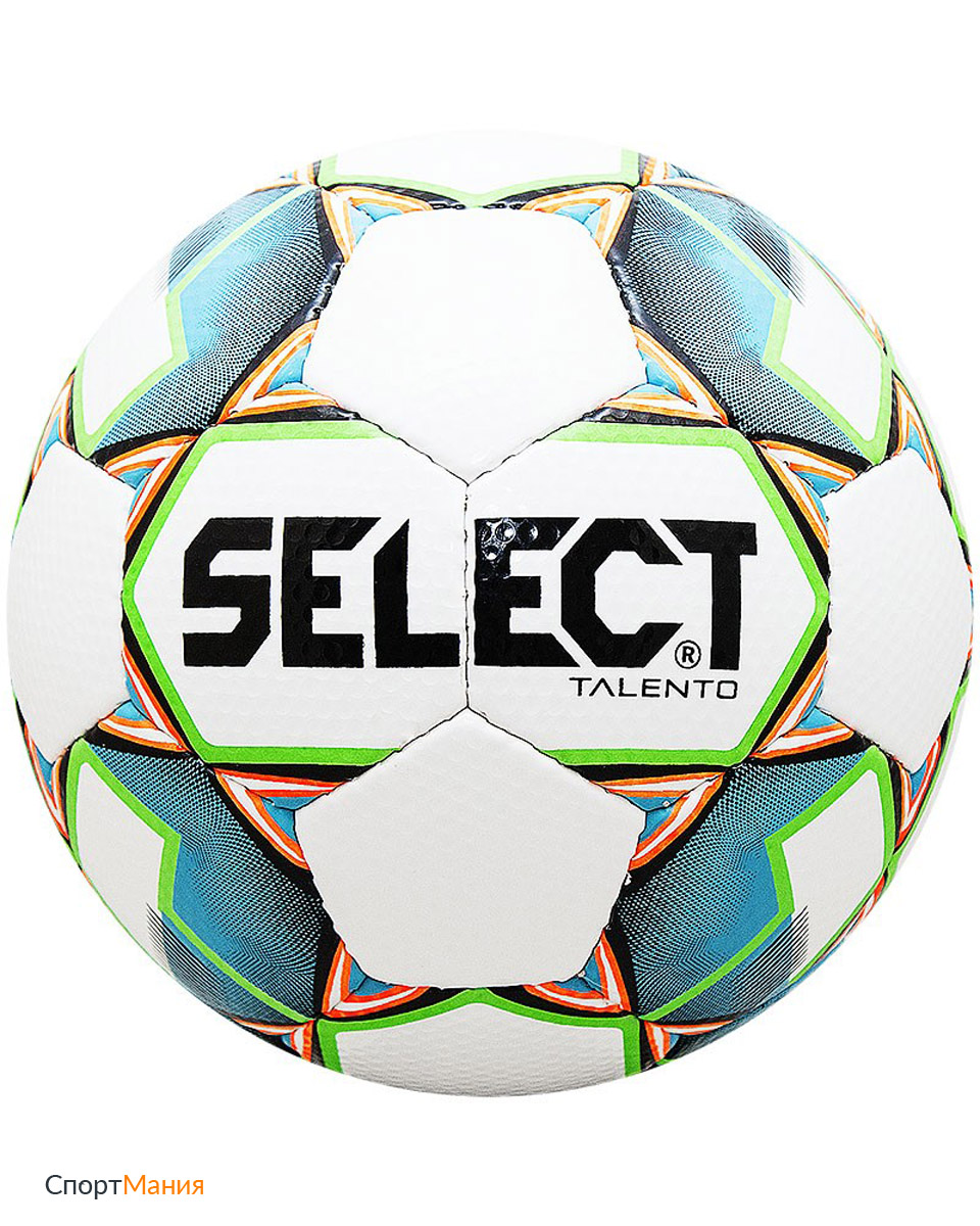 811008-005 Мяч футбольный Select Talento белый, желтый, голубой
