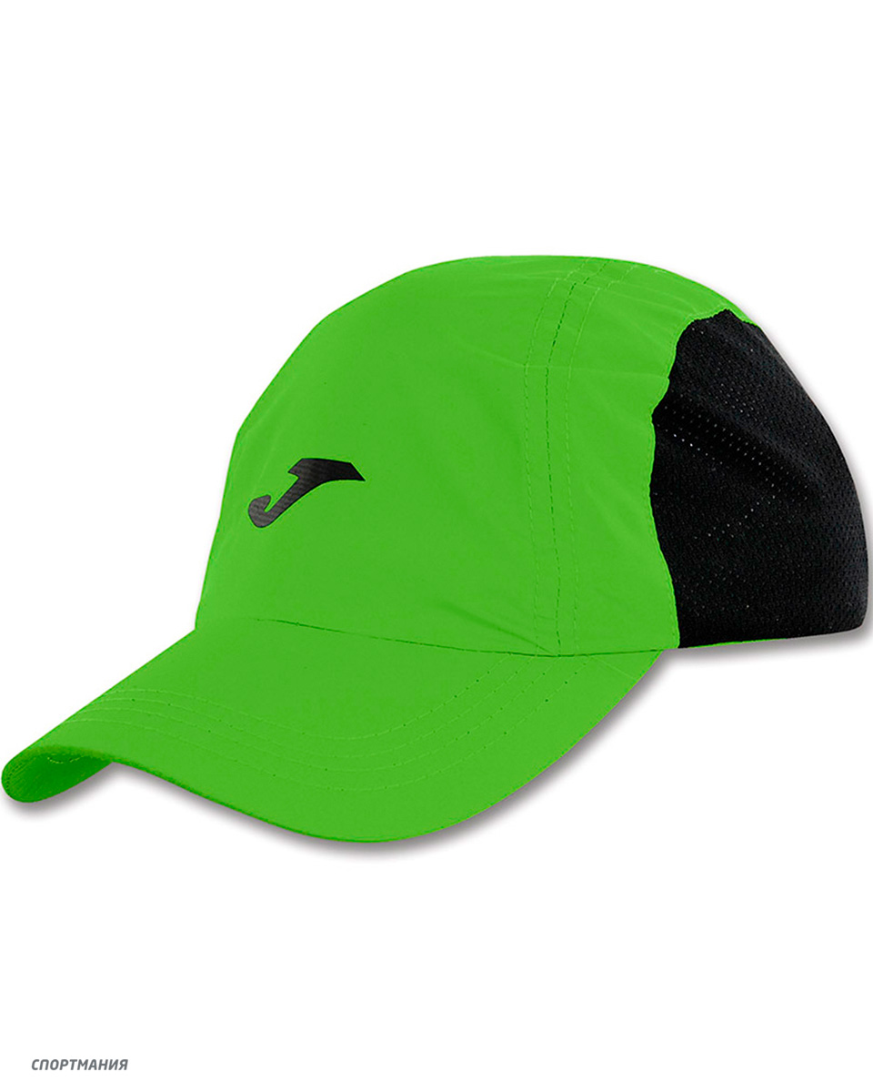 400023.020 Бейсболка Joma Running Cap зеленый, черный