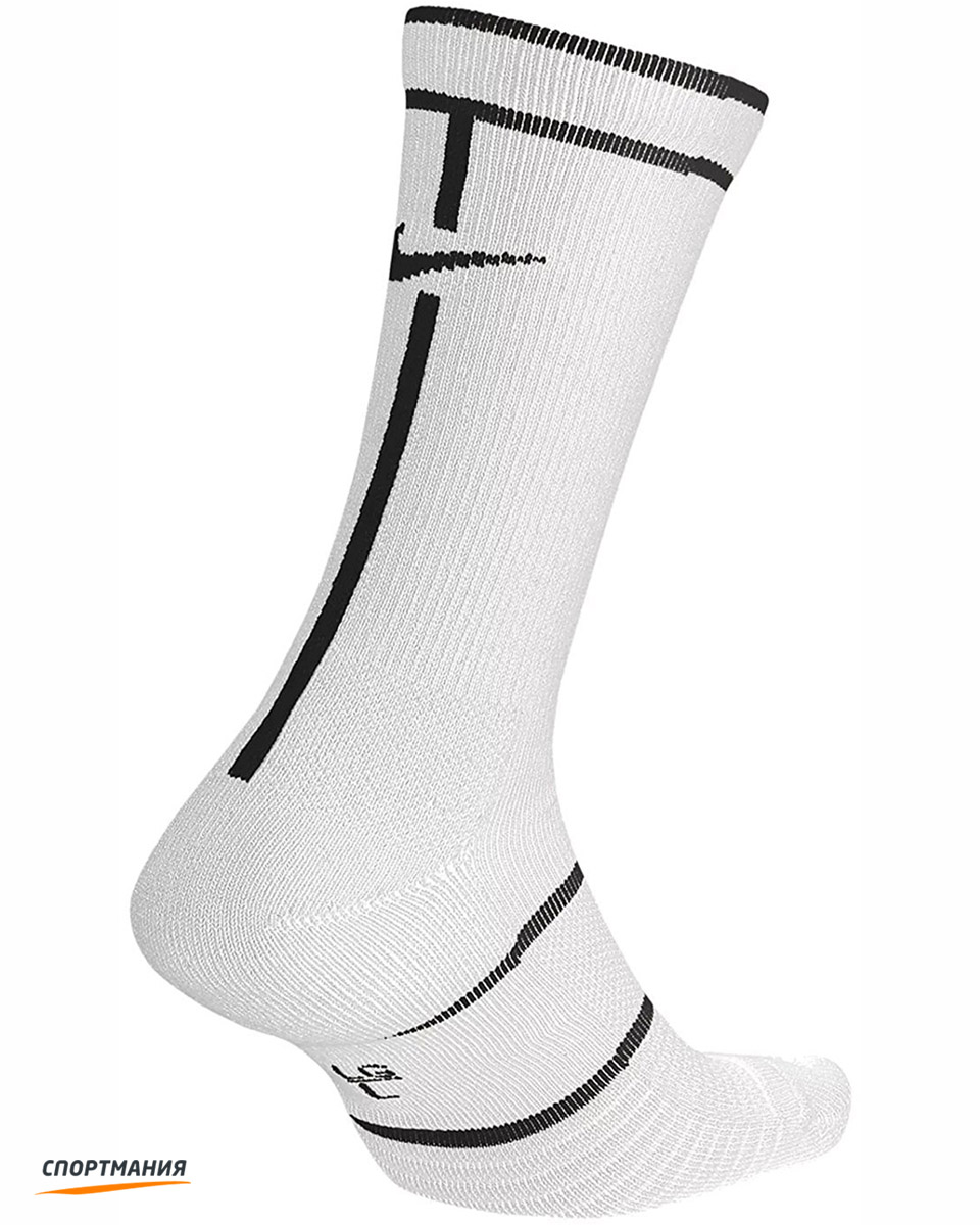 SX6913-103 Носки Nike Court Essentials Crew Tennis Socks белый, черный