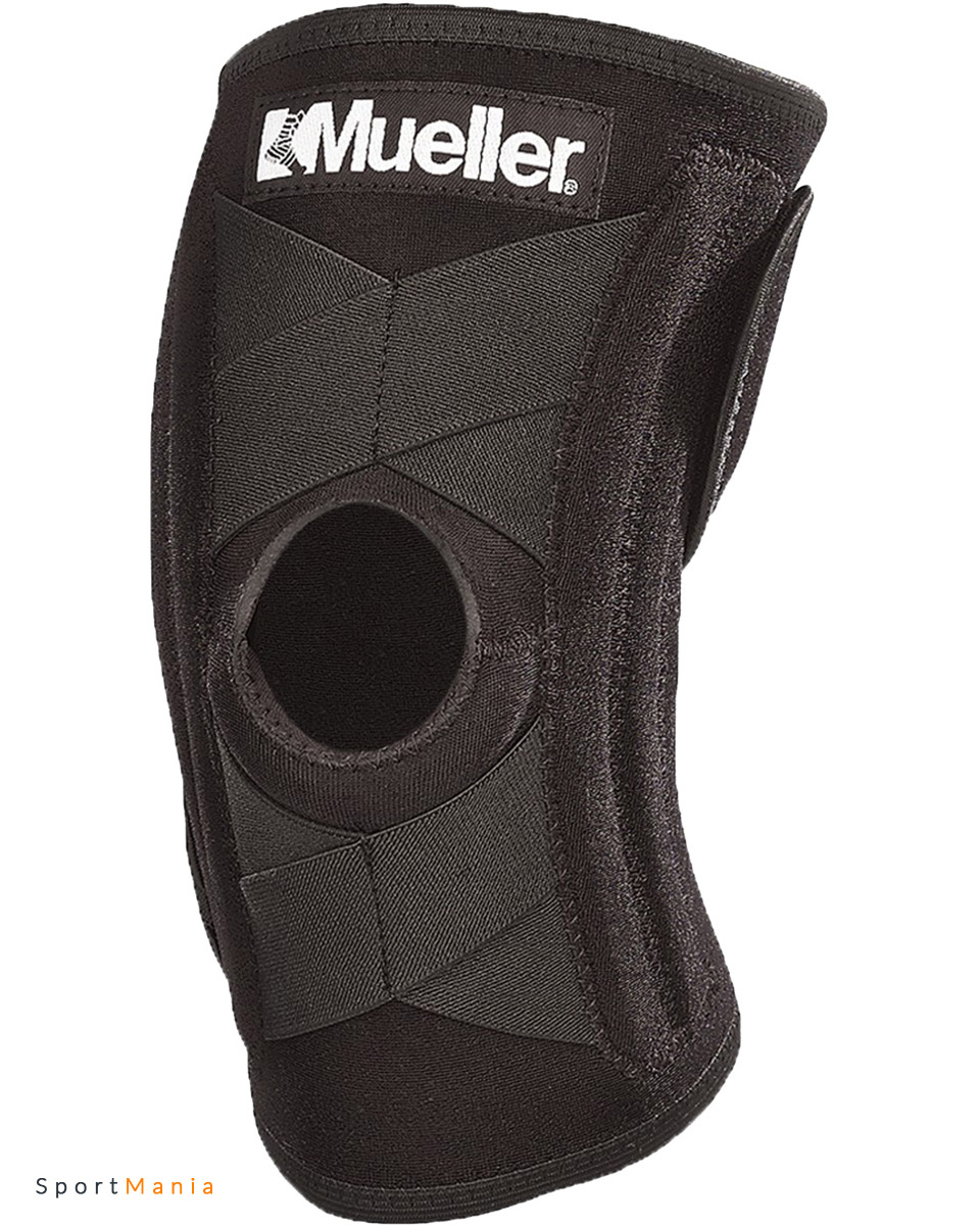 56427 Бандаж на колено Mueller Self-Adjusting Knee Stabilizer черный