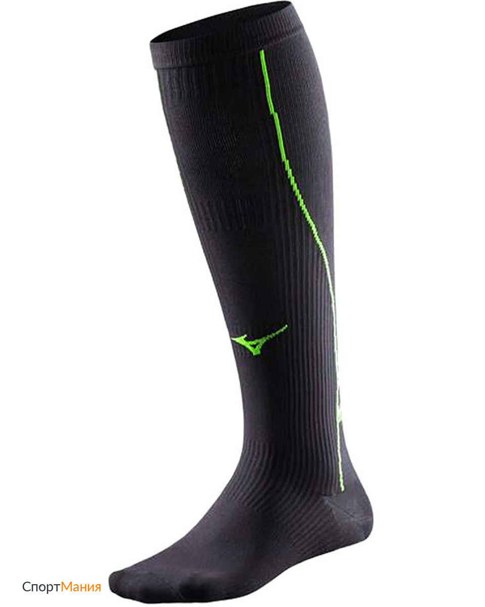 J2GX5A101-97 Носки Mizuno Compression Sock (1 Пара) черный, зеленый