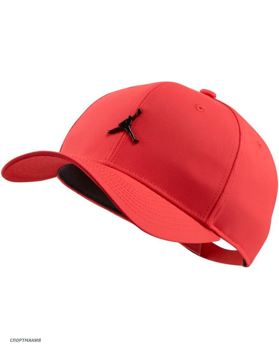 CW6410-631 Бейсболка Nike Jordan Jumpman Classic99 Metal Cap красный, черный
