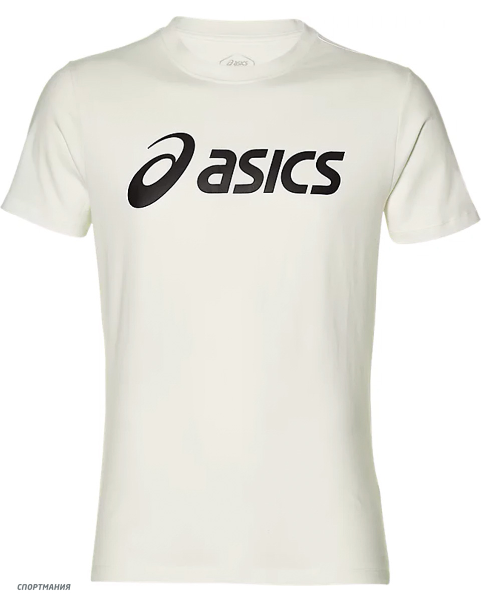 2031A978-100 Футболка мужская Asics Big Logo Tee белый, черный