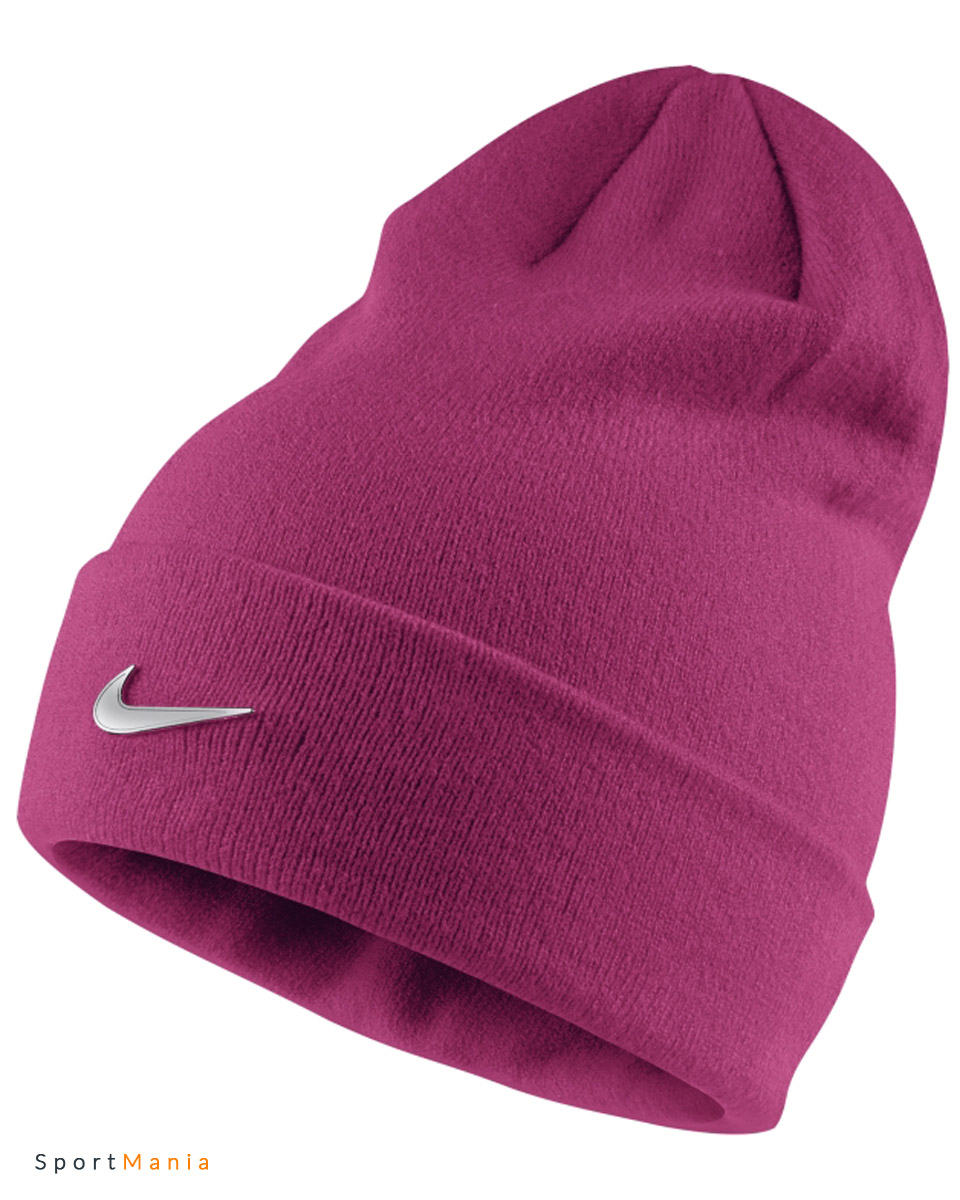 825577-616 Шапка детская Nike Beanie Swoosh фиолетовый