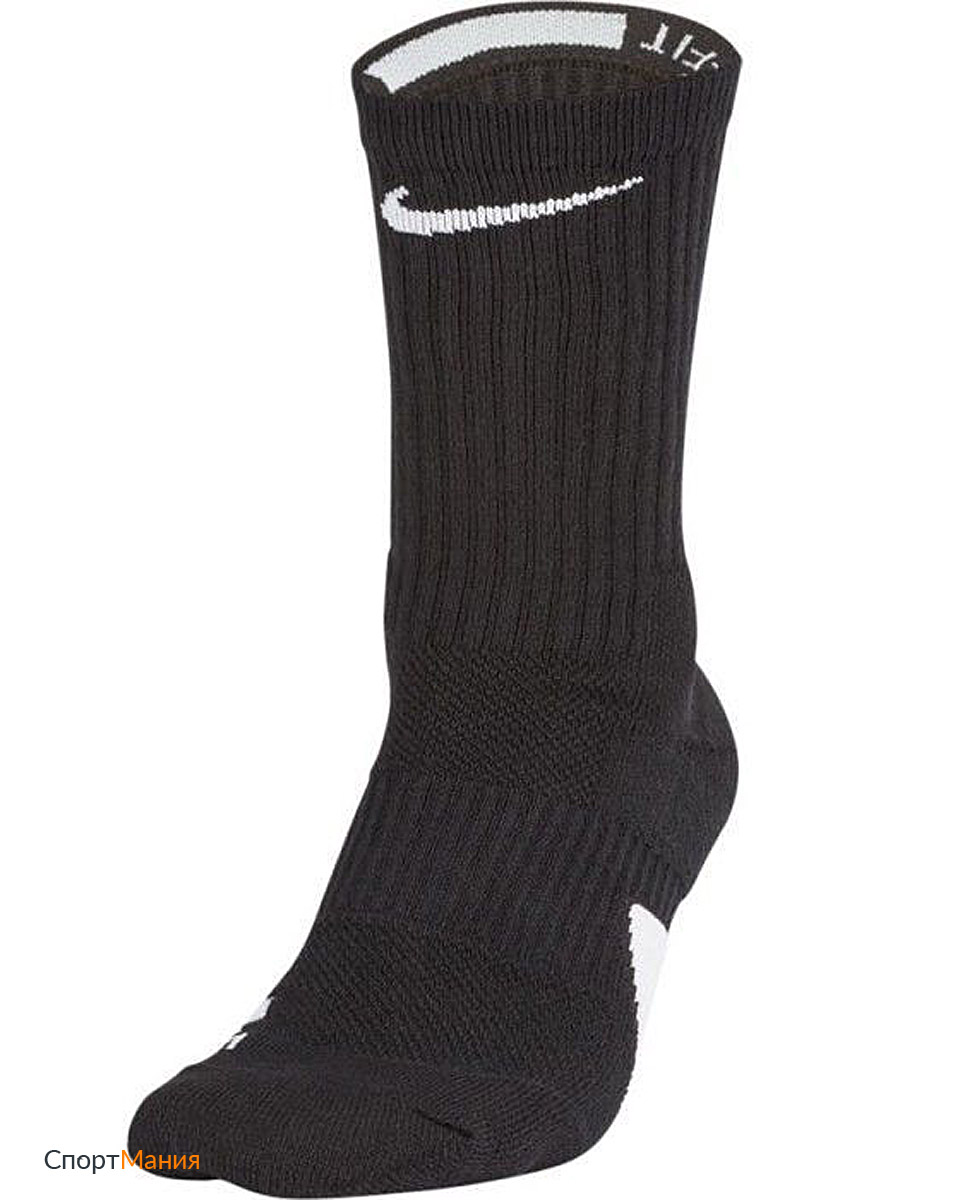 SX7622-013 Носки Nike Elite Crew черный, белый