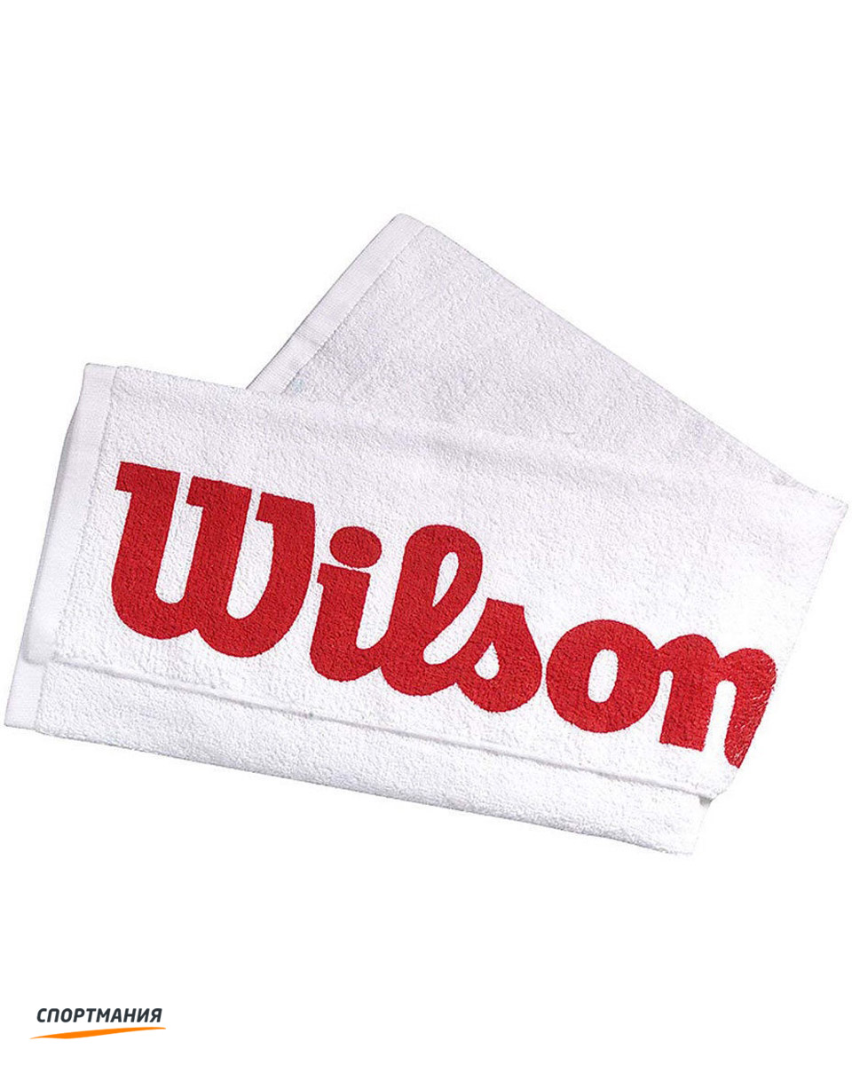 WRZ540100 Полотенце Wilson Sport Towel белый, красный