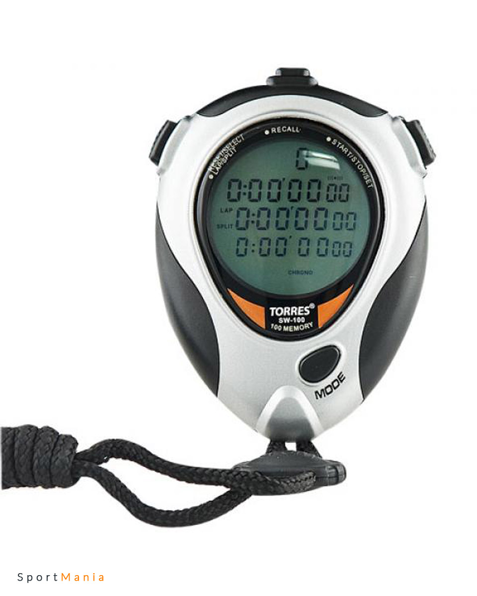 SW-100 Секундомер Torres Professional Stopwatch серый, черный