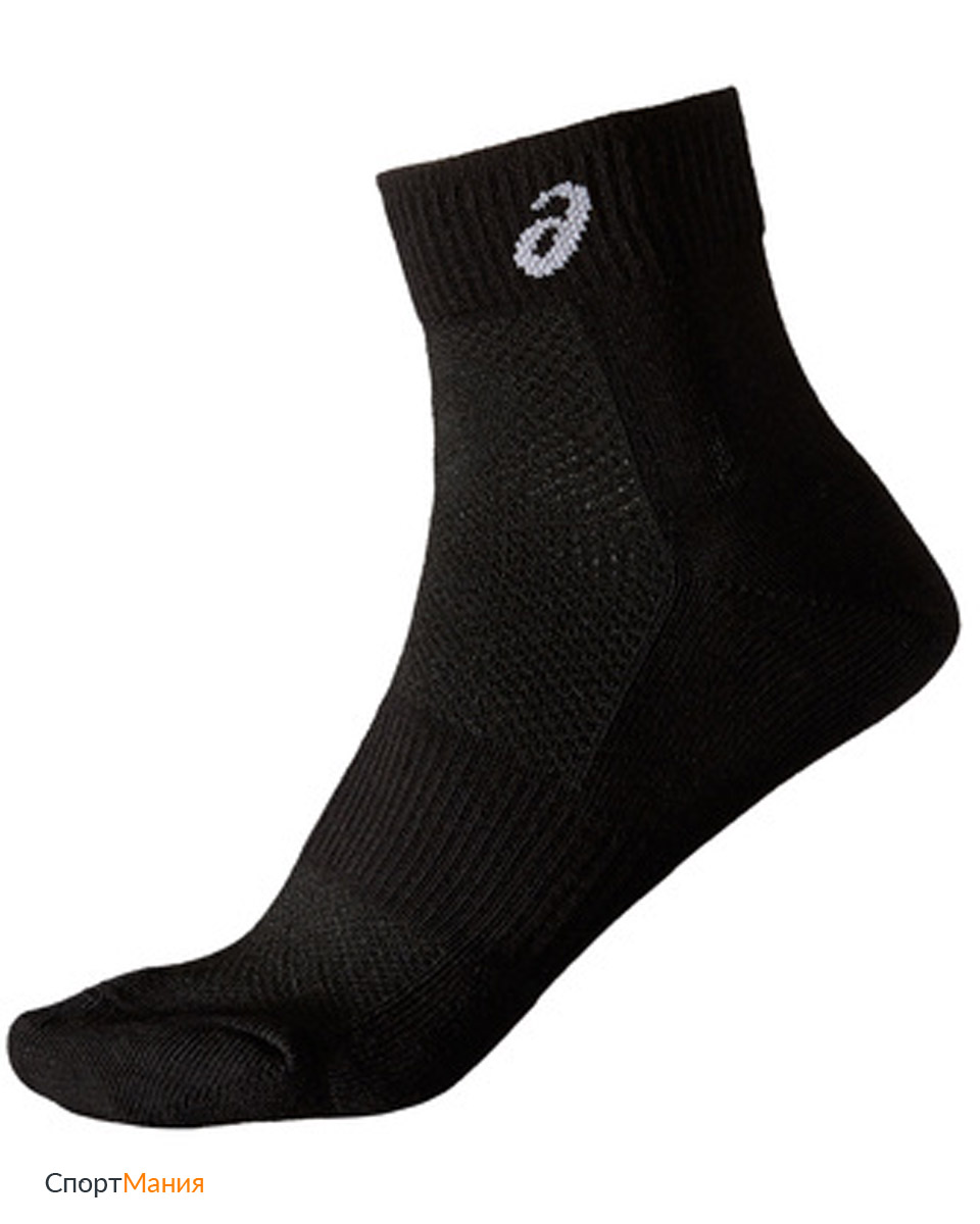 132072-0904 Беговые носки Asics Quater sock (2 пары) черный
