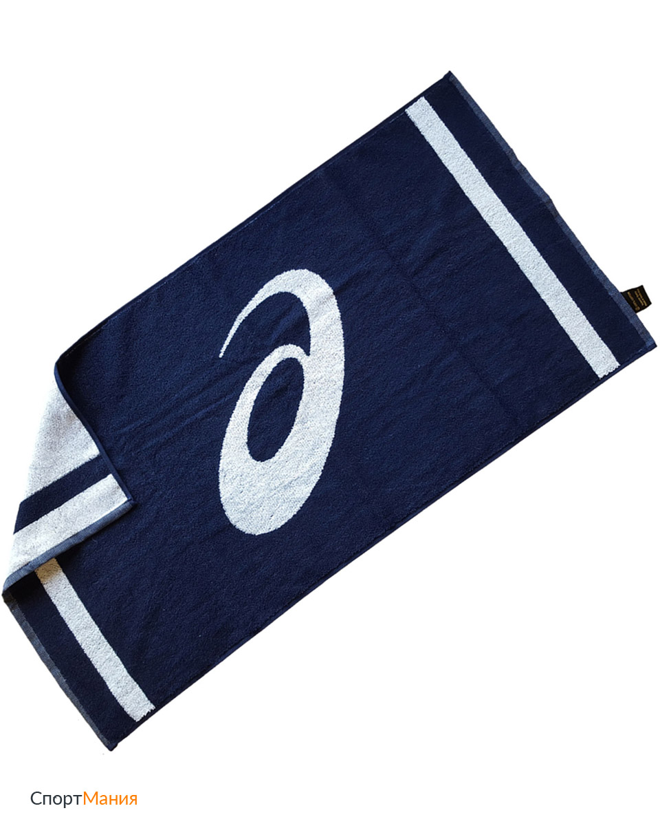 149191-0891 Полотенце Asics Small Towel Logo Print темно-синий, белый