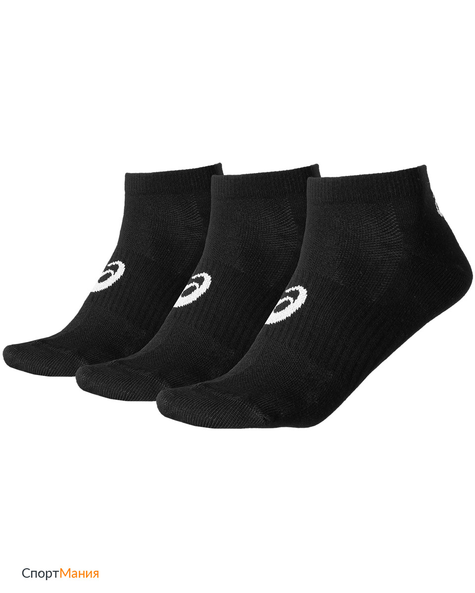 128066-0900 Беговые носки Asics Ped sock (3 пары) черный