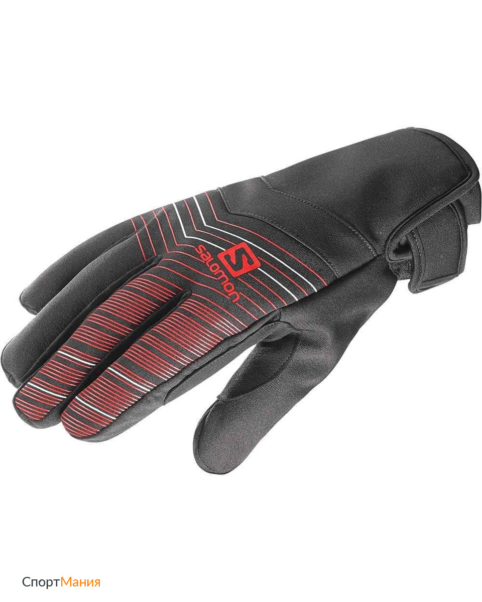 L39505100 Перчатки Salomon Gloves RS Warm черный, красный