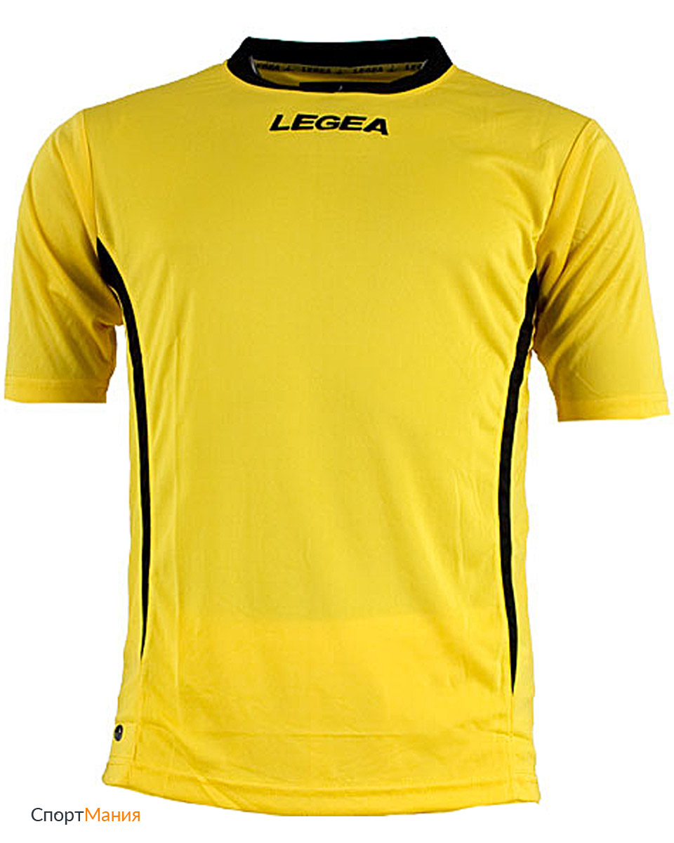 M1086-0110 Футболка игровая детская Legea Dusseldorf оранжевый, черный