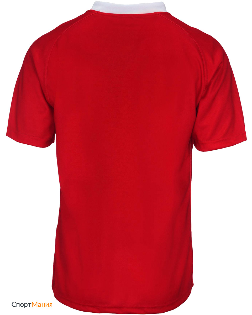 D4030000050 Регбийная футболка Errea Mendoza Shirt Ss красный
