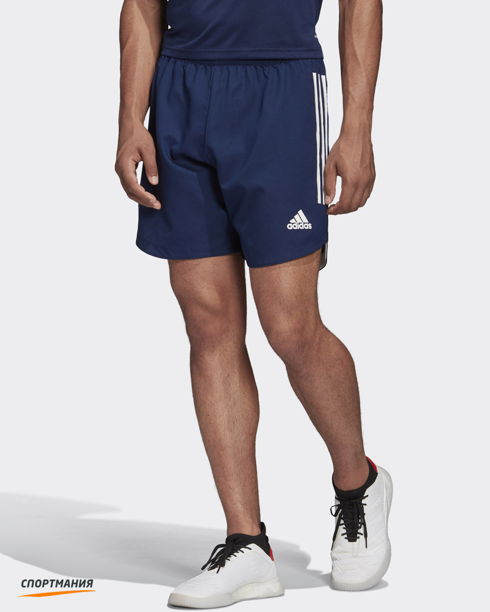 FI4573 Шорты игровые Adidas Condivo 20 темно-синий, белый мужчины цвет  темно-синий, белый