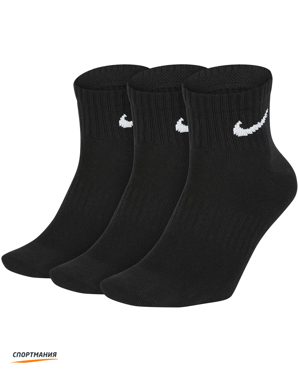 SX7677-010 Носки Nike Everyday Lightweight Ankle (3 пары) черный