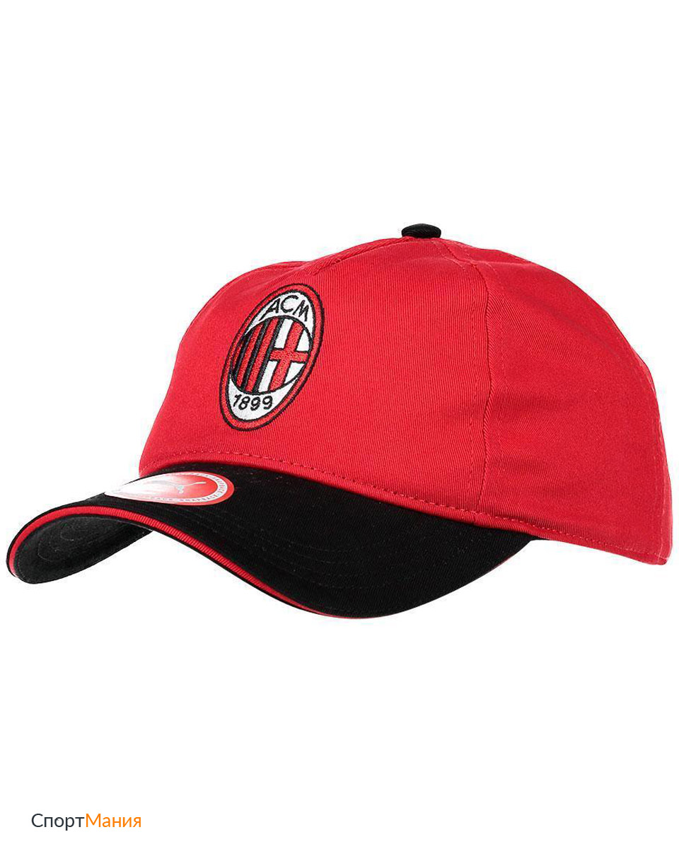 2204702 Бейсболка Puma AC Milan Cap красный, черный