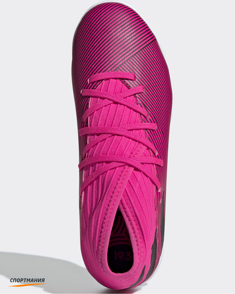 esquema obtener Descarga F99946 Детские футзалки Adidas Nemeziz 19.3 IN JR фиолетовый, черный дети  цвет фиолетовый, черный
