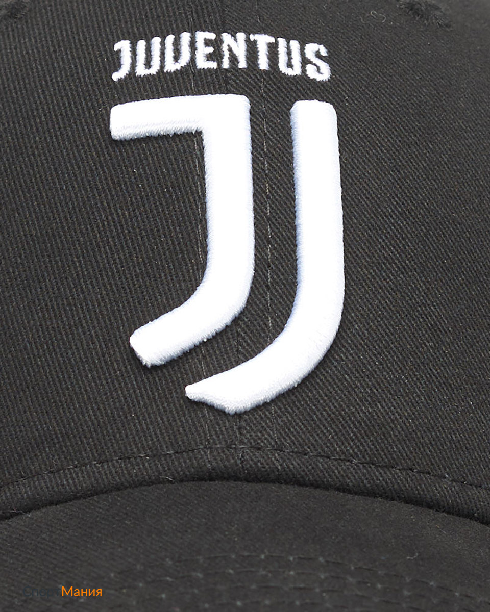 37201 Бейсболка подростковая Atributika&Club Juventus Grey черный, белый