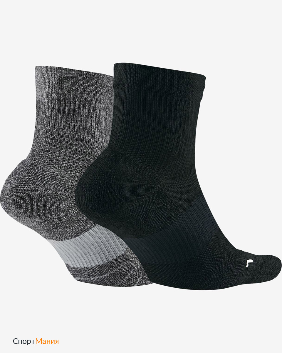 SX7556-916 Носки Nike Multiplier (2 пары) черный, серый