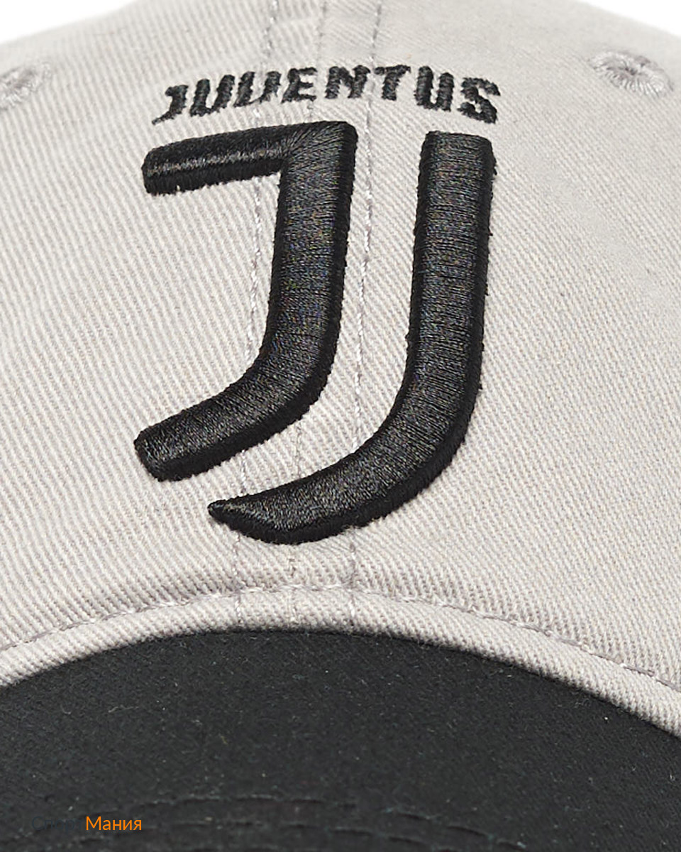 37203 Бейсболка Atributika&Club Juventus Grey серый, черный