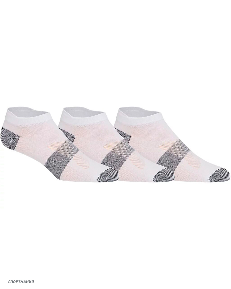 3033A586-0001 Низкие носки Asics Lyte Sock (3 пары) белый, серый