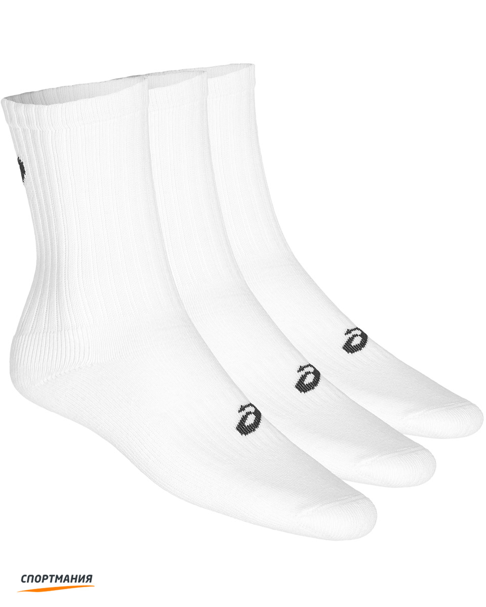 155204-0701 Носки Asics Crew Sock (3 пары) белый, серый, черный