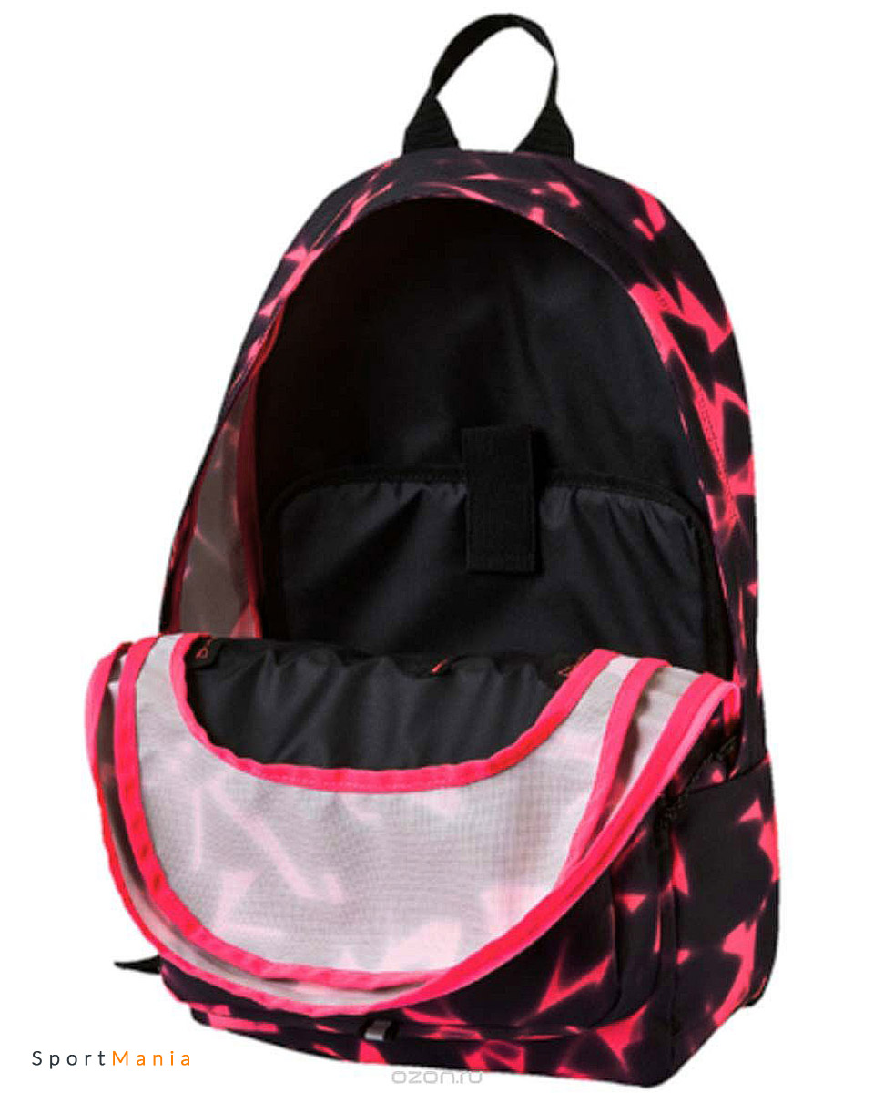 07298843 Рюкзак Puma Academy черный, ярко-оранжевый