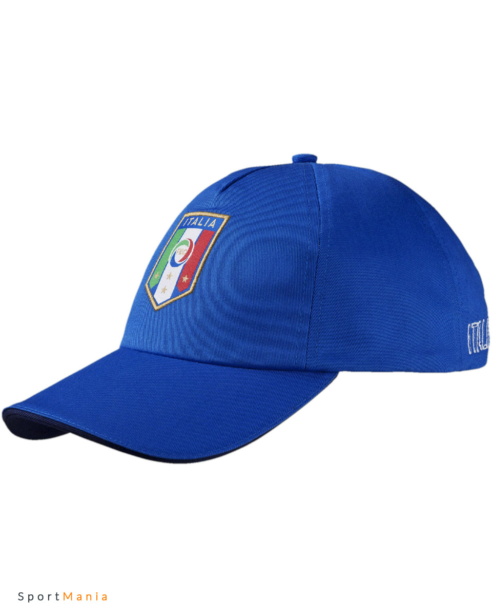 2101702 Бейсболка Italia Team Training Puma синий, белый