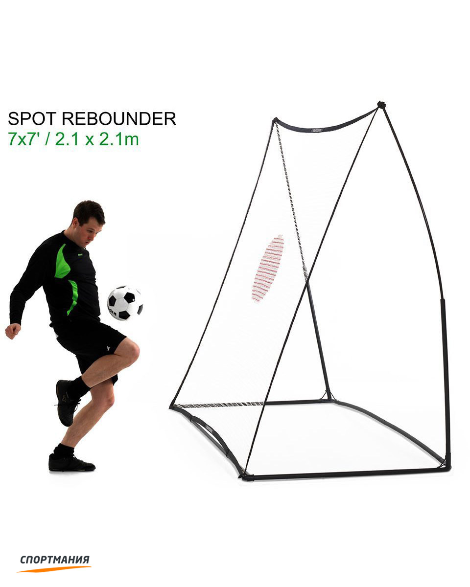 S7 Тренировочная сетка (стенка) Quickplay Spot Rebounder (2.1м х 2.1м) белый, черный