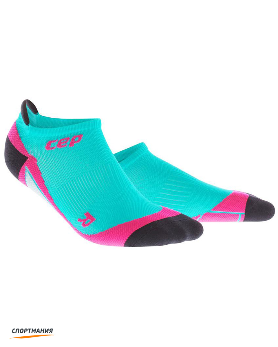 C00W-G4 Женские низкие носки CEP C00W светло-зеленый, розовый