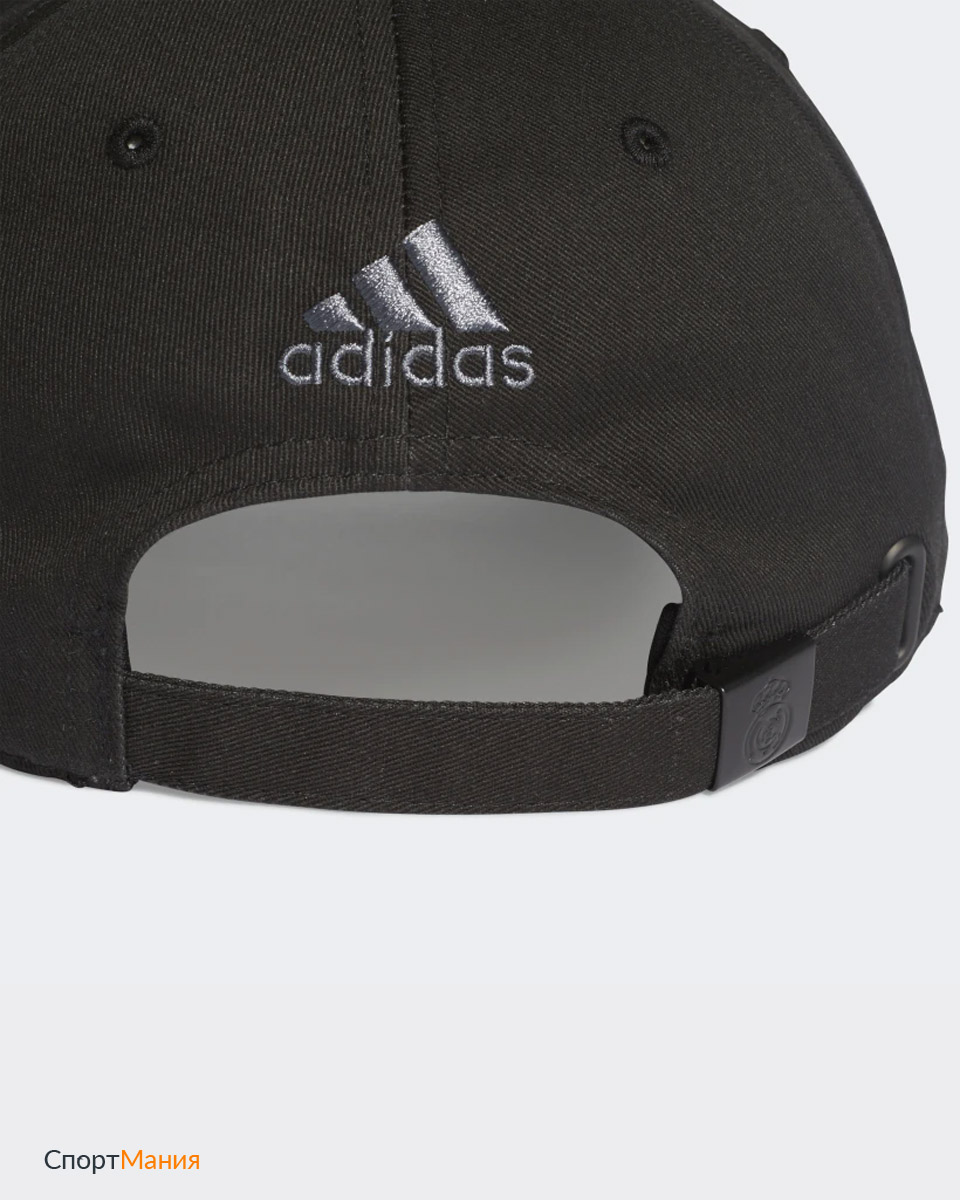 DQ1496 Бейсболка Adidas RM FC C40 Cap черный, серый