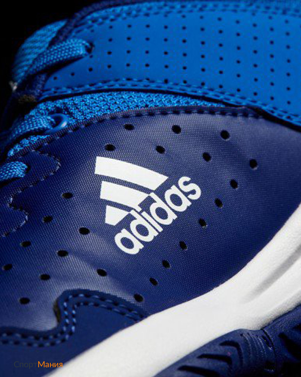 BY2837 Детские кроссовки для индор хоккея Adidas Courtstabil синий, темно-синий