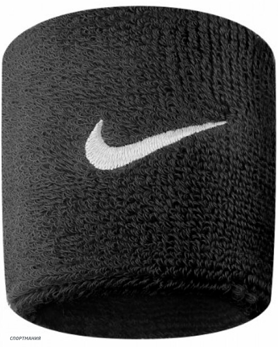 N.NN.04.010 Напульсник Nike Swoosh Wristbands черный, белый