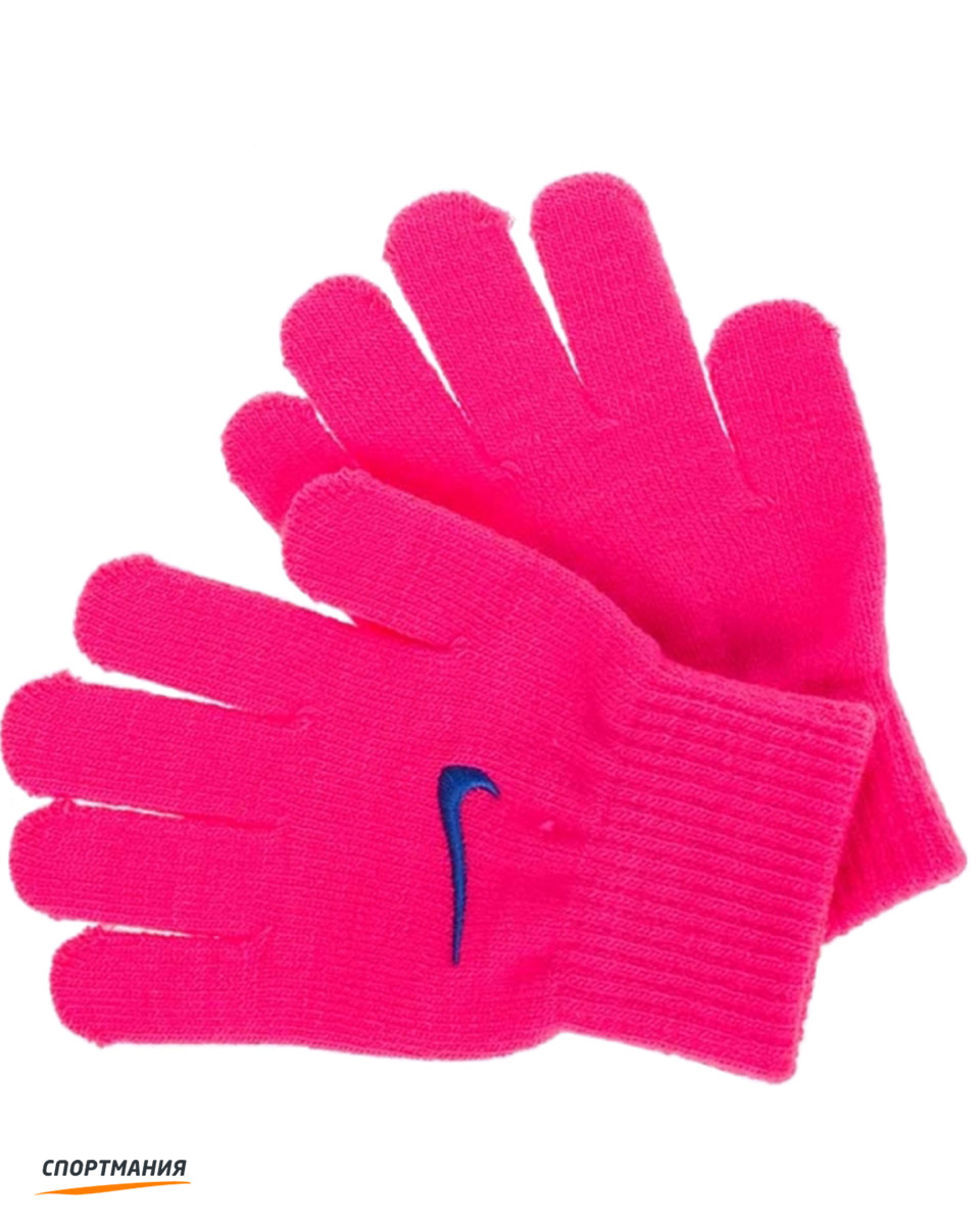 N.WG.89.697.SM Перчатки детские Nike Youth Knitted Gloves розовый