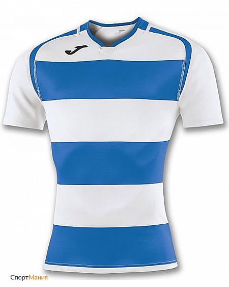 100735.700 Детская футболка Joma Prorugby II белый, синий