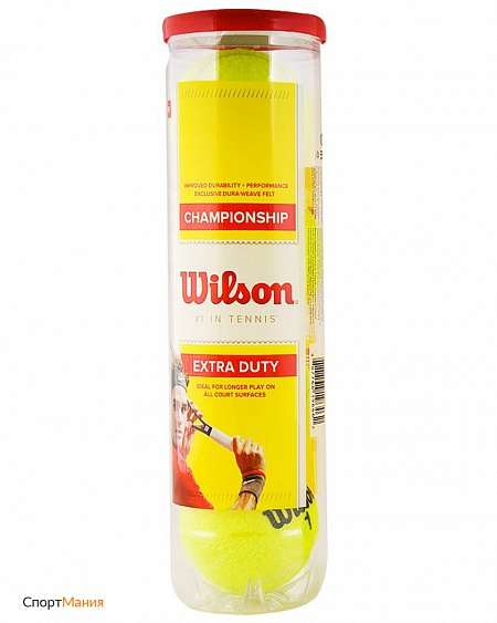WRT110000 Мячи для большого тенниса Wilson Championship 4B желтый