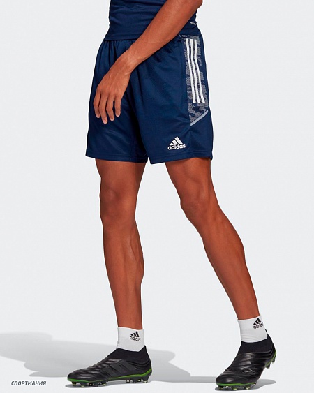 GH7145 Тренировочные шорты Adidas Condivo 21 Training Short Primeblue темно-синий, белый