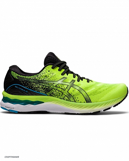 1011B004-300 Кроссовки беговые Asics Gel-Nimbus 23 салатовый, черный, белый