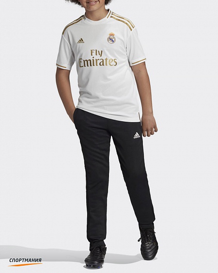 DX8838 Детская игровая футболка Adidas FC Real Madrid белый, золотой
