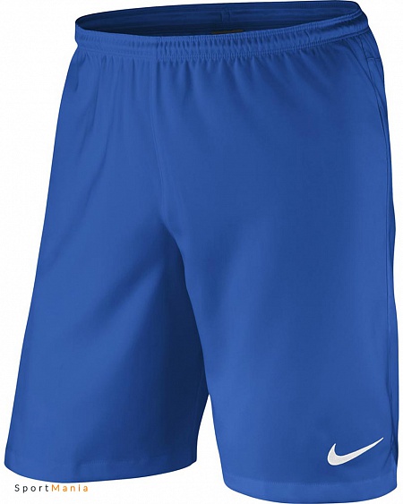 725988-463 Детские футбольные шорты Nike Park II синий, белый