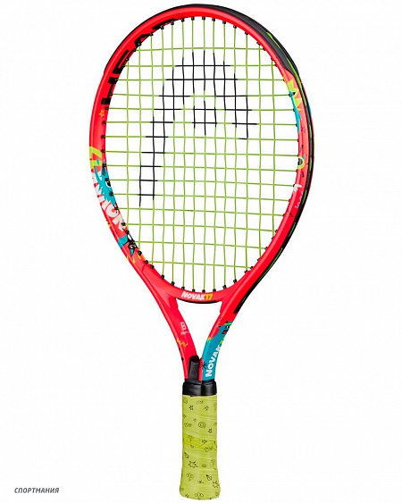 233530SC05 Теннисная ракетка Head Novak 17 красный, зеленый, голубой, черный