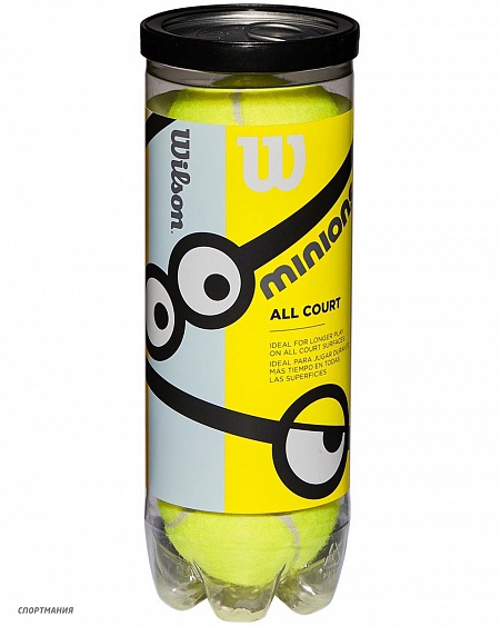 WR8202501 Мяч теннисный Wilson Minions Stage 1 салатовый
