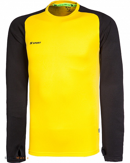 121131 Тренировочный джемпер 2К Спорт Performance желтый, черный