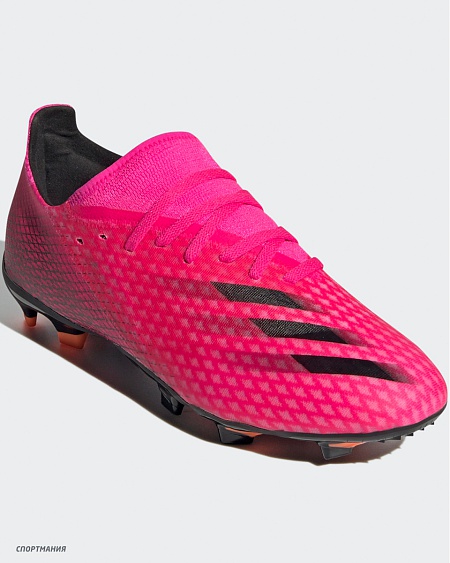FW6945 Бутсы Adidas X Ghosted.3 FG розовый, черный